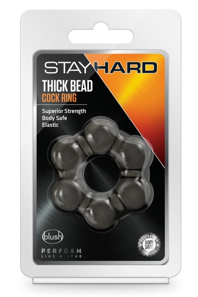 Stay Hard - Thick Bead Cock Ring