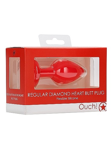 Diamond Heart Butt Plug - Regular