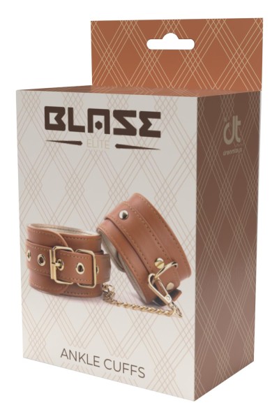 Blaze Elite - Anklecuffs cognac