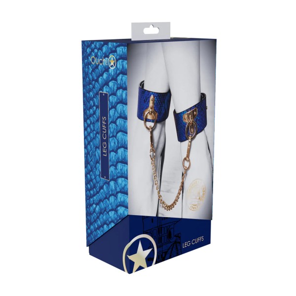 Florence Collection - Leg Cuffs - Blue