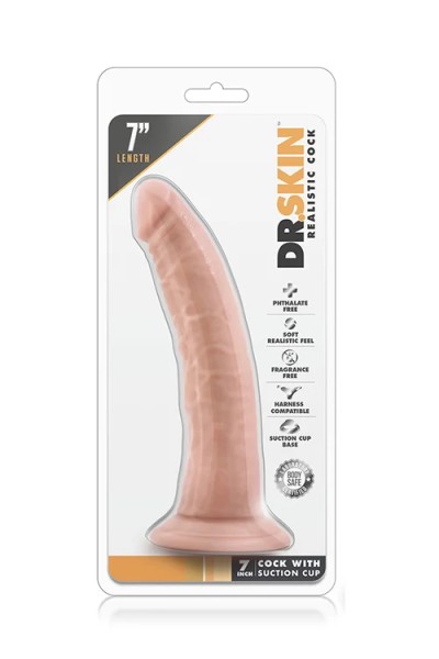 7 Inch Cock Suction Cup Vanilla