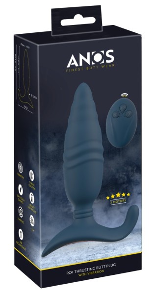 RC Thrusting Butt Plug with Vibration