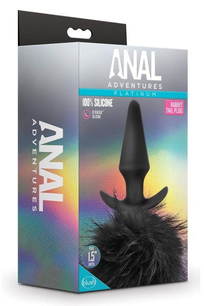 Anal Adventures - Platinum Rabbit Tail Plug