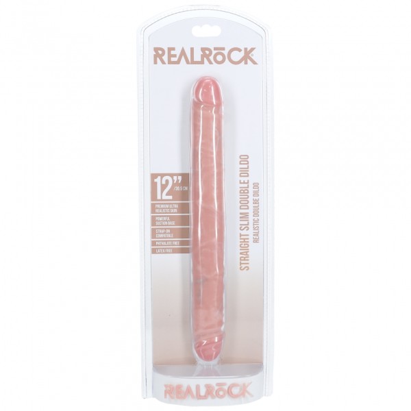 Real Rock - Slim Double Ended Dong 12" / 30,5 cm