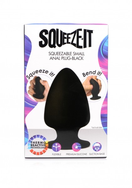 Squeezable Anal Plug - S-M-L