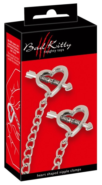Heart shaped nipple clamps