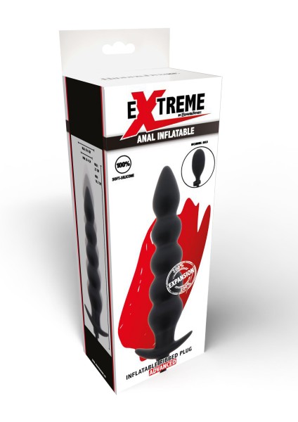 Hidden Desire - Extreme Inflatable Ribbed Plug - Advance