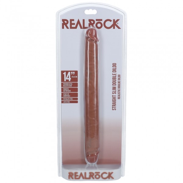 Real Rock - Slim Double Ended Dong 14" / 35,6 cm