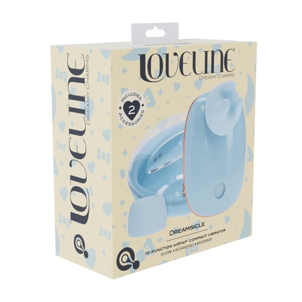 Dreamsicle - Compact AirTap Vibrator - mit 2 Aufsätzen