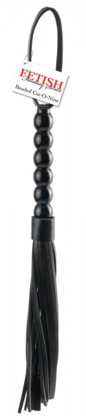 Beaded Cat-o-Nine Tails - Kugelgriffpeitsche