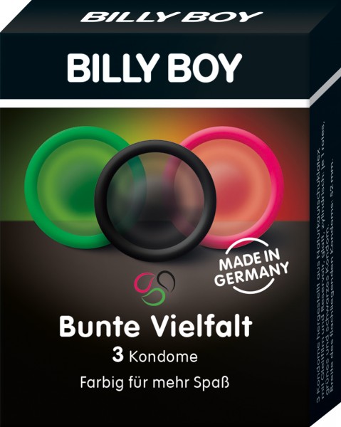 BILLY BOY - Bunte Vielfalt - 3 Kondome