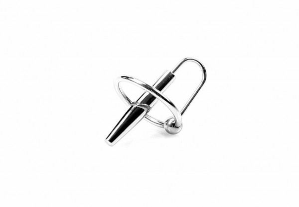 Penis-Plug mit Ring - Stahl