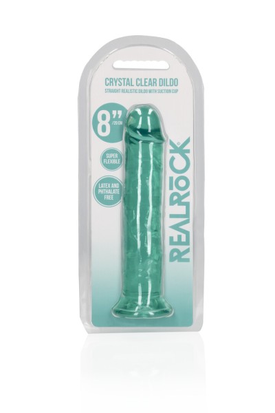 Straight Realistic Dildo with Suction Cup - 8'' / 20cm