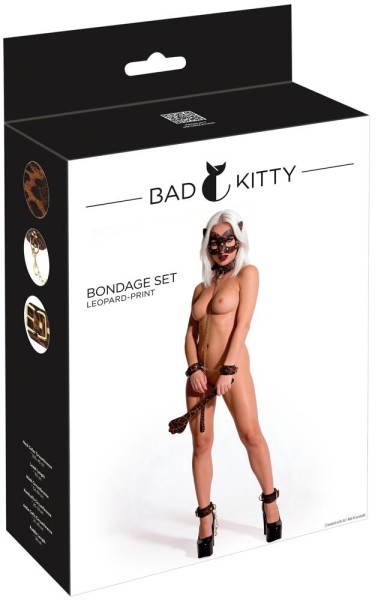 Bondage-Set 6-teilig Leo-Look