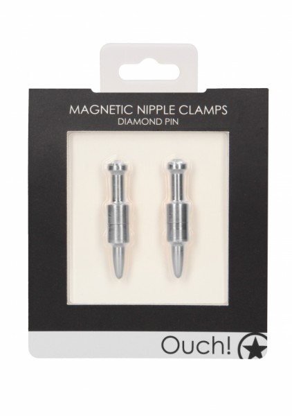 Ouch! - Magnetic Nipple Clamps - Diamond Pin
