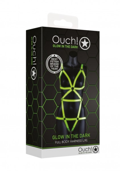 Ouch! - Body-Covering Harness - Glow in the Dark