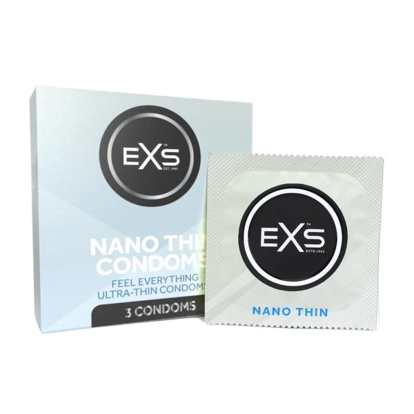 EXS - Nano Thin - 3 Kondome - ultra dünn