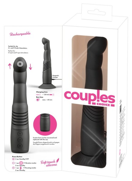 Stoßvibrator - G und P Spot Thrusting Vibrator