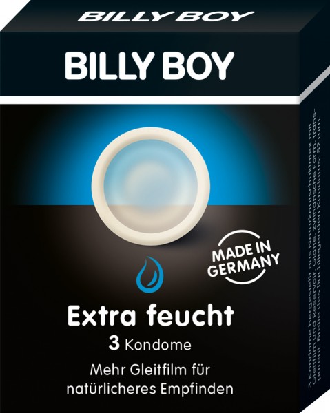 BILLY BOY - Extra feucht - 3 Kondome