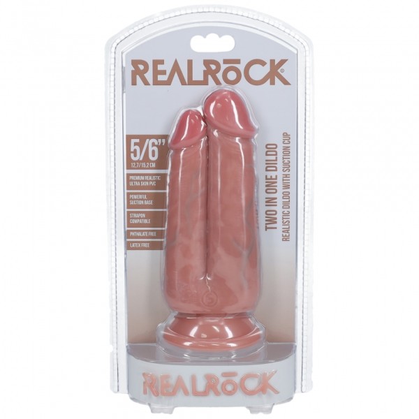 Real Rock - Two in One Dildo 5"/6" - 12,7/15,2 cm