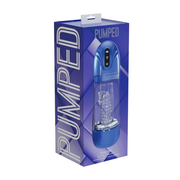 SonicPull - Suction and Vibration Masturbator Pump - Multimedia Enhanced