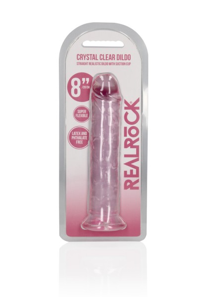 Straight Realistic Dildo with Suction Cup - 8'' / 20cm