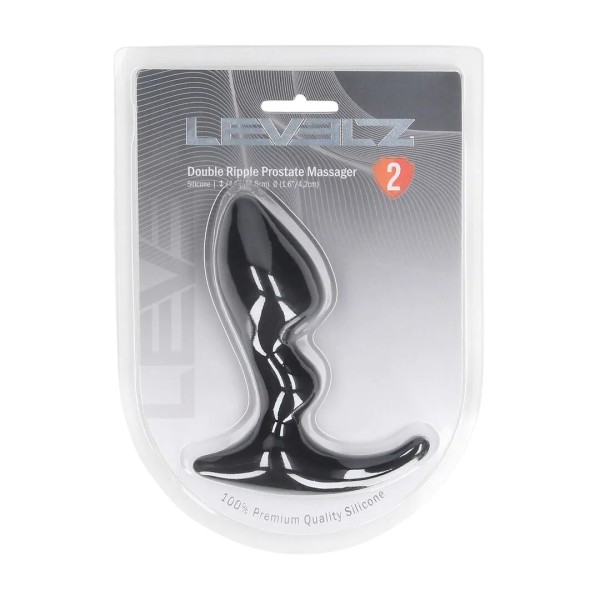 Double Ripple Silicone Prostate Massager