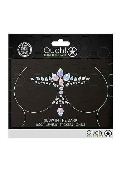 Ouch! - Body Jewelry Stickers - Chest