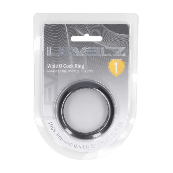 Wide O Silicone Cockring - L