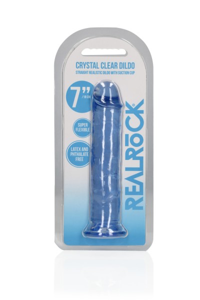 Straight Realistic Dildo with Suction Cup - 7'' / 18 cm