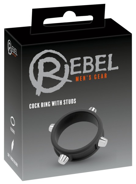 Rebel - Cock Ring with Studs