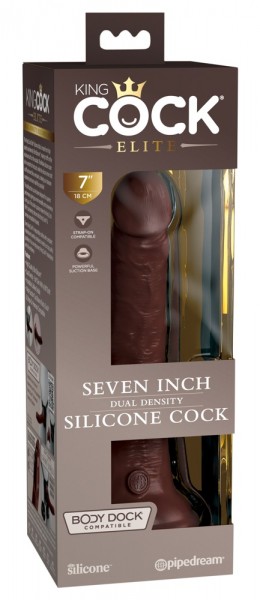 7“ Dual Density Silicone Cock