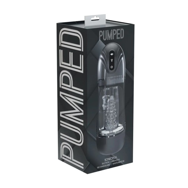SonicPull - Suction and Vibration Masturbator Pump - Multimedia Enhanced